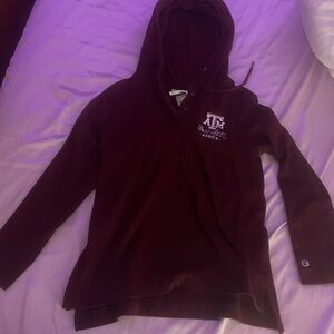Champion Burgundy Women's Hoodie Sweater
